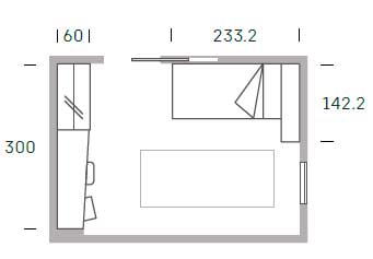 Medidas dormitorio Stay Young 9